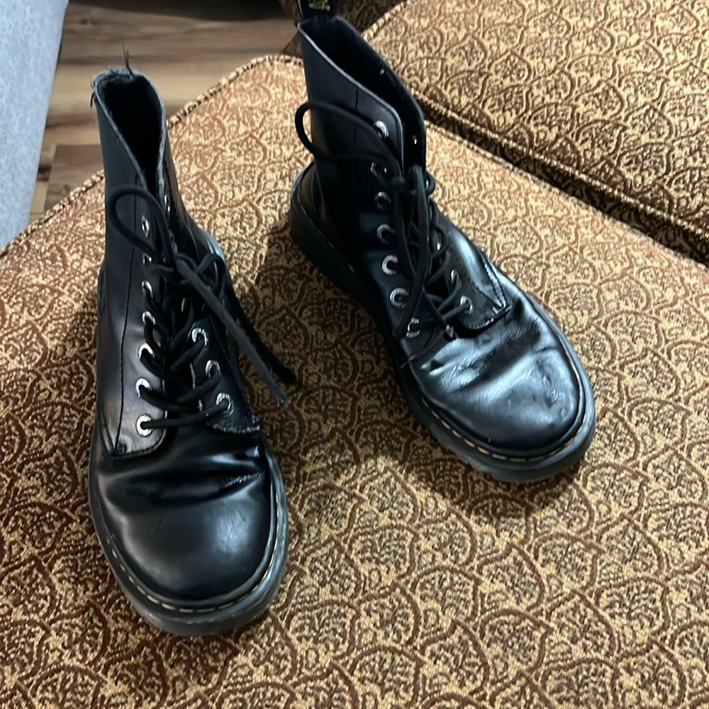 Black Dr. Marten Boots